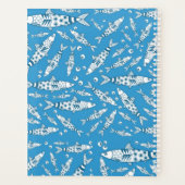 Portugiesisch Lissabon Sardines Pattern Azulejos B Planer (Rückseite)