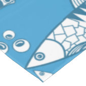 Portugiesisch Lissabon Sardines Pattern Azulejos B Tischdecke (Schrägansicht)