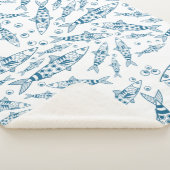 Portugiesisch Lissabon Sardines Pattern Azulejos W Sherpadecke (3/4)