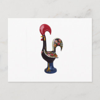 Portugiesisch Lucky Rooster Postkarte