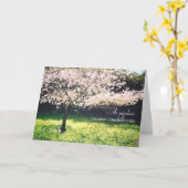 Portugiesisch: Pêsames /frase inspiracional/ Beile Karte (Gelbe Blume)