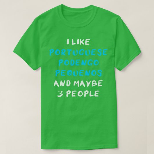 Portugiesisch Podengo Pequeno 5 T-Shirt (Design vorne)