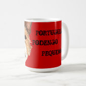 Portugiesisch Podengo Pequeno Kaffeetasse (VorderseiteRechts)