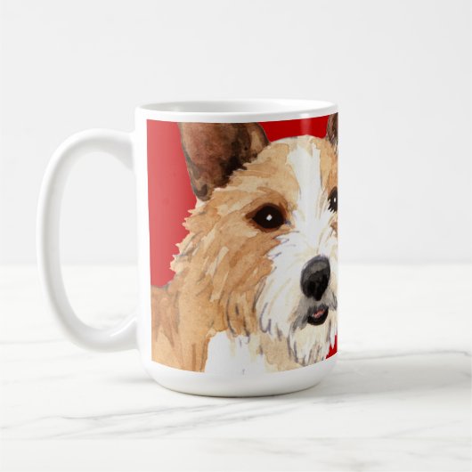 Portugiesisch Podengo Pequeno Kaffeetasse (Links)