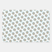 Portugiesisch Podengo Pequeno Malerei Original Kun Geschenkpapier Set (Vorderseite 2)