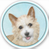 Portugiesisch Podengo Pequeno Malerei - Originelle Aufkleber (Vorderseite)