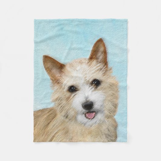 Portugiesisch Podengo Pequeno Malerei - Originelle Fleecedecke (Vorderseite)