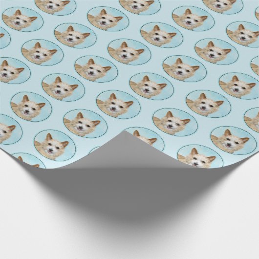 Portugiesisch Podengo Pequeno Malerei - Originelle Geschenkpapier (Ecke)