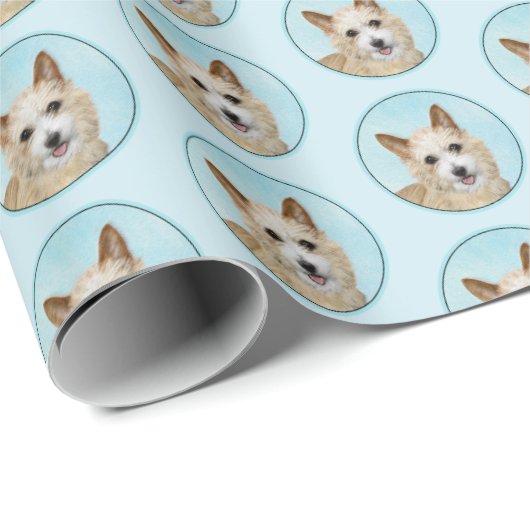 Portugiesisch Podengo Pequeno Malerei - Originelle Geschenkpapier (Rolleneckpunkt)