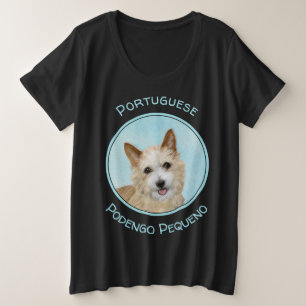 Portugiesisch Podengo Pequeno Malerei - Originelle Große Größe T-Shirt