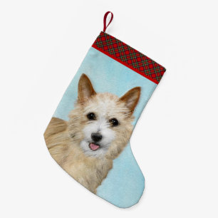 Portugiesisch Podengo Pequeno Malerei - Originelle Kleiner Weihnachtsstrumpf