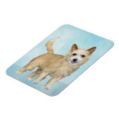 Portugiesisch Podengo Pequeno Malerei - Originelle Magnet (Linke Seite)