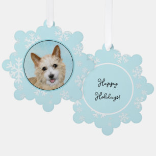 Portugiesisch Podengo Pequeno Malerei - Originelle Ornament Karte