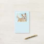 Portugiesisch Podengo Pequeno Malerei - Originelle Post-it Klebezettel (Auf Schreibtisch)