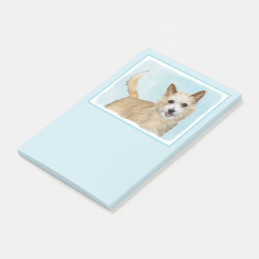 Portugiesisch Podengo Pequeno Malerei - Originelle Post-it Klebezettel (angewinkelt)