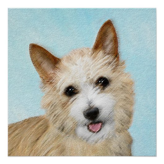 Portugiesisch Podengo Pequeno Malerei - Originelle Poster (Vorderseite)