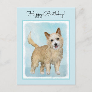 Portugiesisch Podengo Pequeno Malerei - Originelle Postkarte