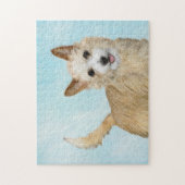 Portugiesisch Podengo Pequeno Malerei - Originelle Puzzle (Vertikal)