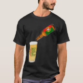 Portugiesisch Portugal Trinken Team Geschenk für P T-Shirt (Vorderseite)