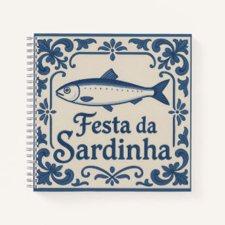Portugiesisch Sardine - SpiralNotebook Notizblock