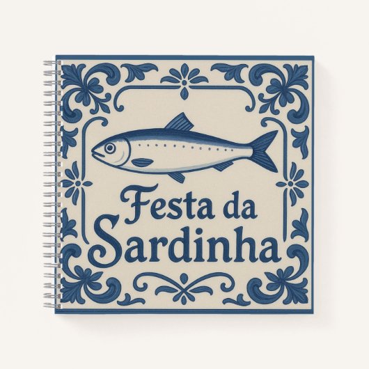 Portugiesisch Sardine - SpiralNotebook Notizblock (Vorderseite)