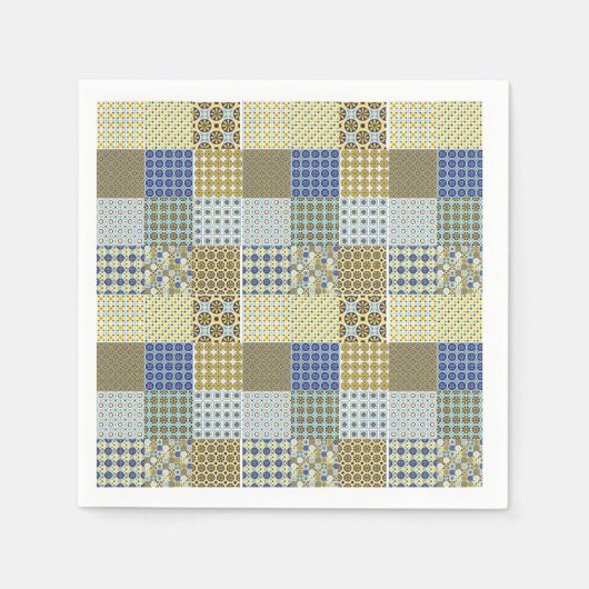 Portugiesisch Talavera Azulejo Serviette (Vorderseite)