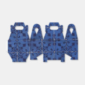 Portugiesisch Tiles - Azulejo Blue Floral Leaf Des Geschenkschachtel (Ungefaltet)