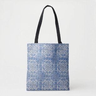 Portugiesisch Tiles Azulejos Blue White Tasche