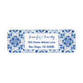 Portugiesisch Tiles Mediterranean Blue Wedding (Vorne)