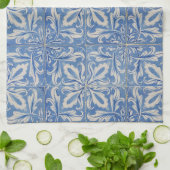 Portugiesisch Tiles Vintag Azulejos Blue White Geschirrtuch (Gefaltet)