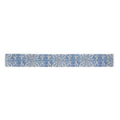 Portugiesisch Tiles Vintag Azulejos Blue White Satinband (Vorderseite)
