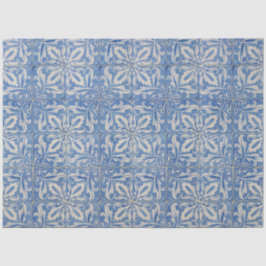 Portugiesisch Tiles Vintag Azulejos Blue White Seidenpapier