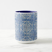 Portugiesisch Tiles Vintag Azulejos Blue White Tasse (Zentrum)