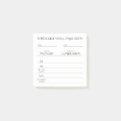 Portugiesisch | Verbs Conjugation Practice Post-it Klebezettel (Vorderseite)