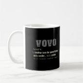 Portugiesisch Vovo Funny Definition Grandpa Gesche Kaffeetasse (Links)