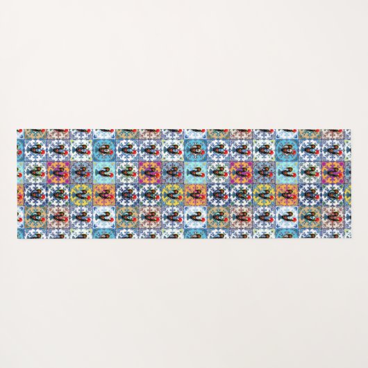 Portugiesisch Yogamatte (Rückseite (Horizontal))