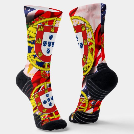 Portugiesische Amerikaner Socken (Gewinkelt)