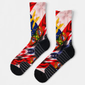 Portugiesische Amerikaner Socken (Links)
