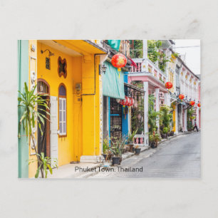 Portugiesische Architektur von Sino in Soi Romanee Postkarte