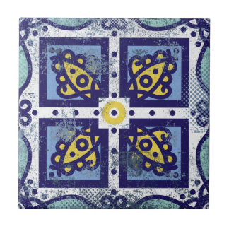Portugiesische Azule-Keramik Tile Fliese
