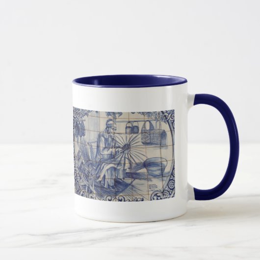 Portugiesische azulejo Fliesen Tasse (Rechts)