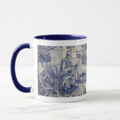 Portugiesische azulejo Fliesen Tasse (Links)