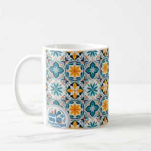Portugiesische Azulejo-Tasse – Traditionelles Flie Kaffeetasse