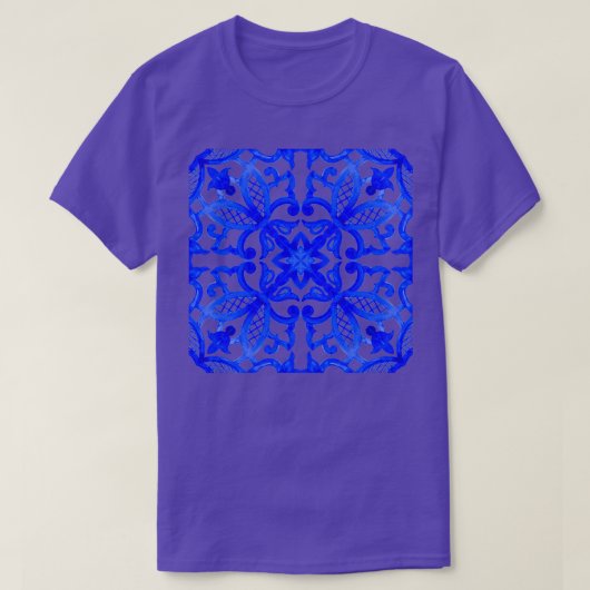 Portugiesische Azulejos-Fliesen Schöne Muster 5 T-Shirt (Design vorne)
