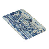 Portugiesische blau-weiße Wandfliesen mit Engeln Magnet (Rechte Seite)