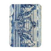 Portugiesische blau-weiße Wandfliesen mit Engeln Magnet (Vertikal)