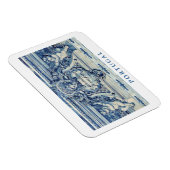 Portugiesische blau-weiße Wandfliesen mit Engeln Magnet (Rechte Seite)