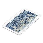 Portugiesische blau-weiße Wandfliesen mit Engeln Magnet (Linke Seite)