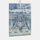 Portugiesische blau-weiße Wandfliesen mit Engeln Ornament Aus Glas (Vorderseite Rechts)