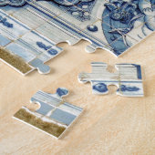 Portugiesische blau-weiße Wandfliesen mit Engeln Puzzle (Seite)